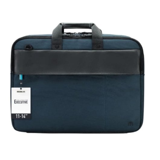 Maletín Mobilis Executive 3 35,6cm 14" Nylon Schwarz Blau Schultergurt 615g