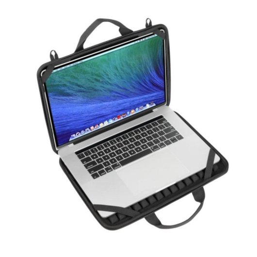 Funda Rivacase 5130 Protección Rígida 15,3" Monocromo Negro Unisex