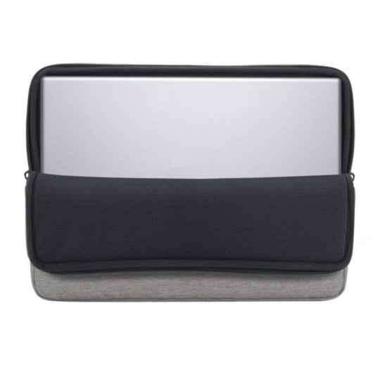 Funda Rivacase Suzuka Gris 15.6" Poliéster Resistente al Agua Monocromo