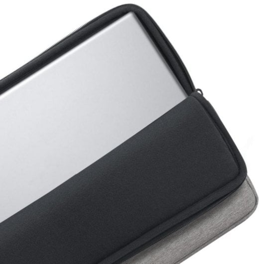 Funda Rivacase Suzuka Gris 15.6" Poliéster Resistente al Agua Monocromo