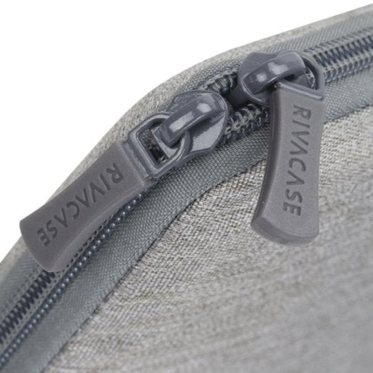 Funda Rivacase Suzuka Gris 15.6" Poliéster Resistente al Agua Monocromo