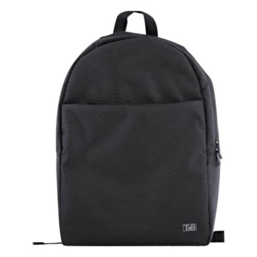 Mochila T'nB Marseille ecológica 15.6" RPET 75% Reforzada Negra Cremallera