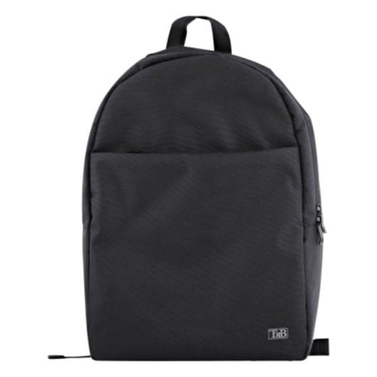 Mochila T'nB Marseille ecológica 15.6" RPET 75% Reforzada Negra Cremallera