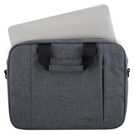 Capa Bandolera Universal T'nB NBANTI15 Cinzenta 15.6" Monocromática com Tirante para Ombro