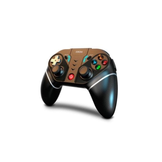 Gamepad Krom Kexal Bluetooth/USB Multi-Plataforma 23 Botones Negro/Rojo/Blanco