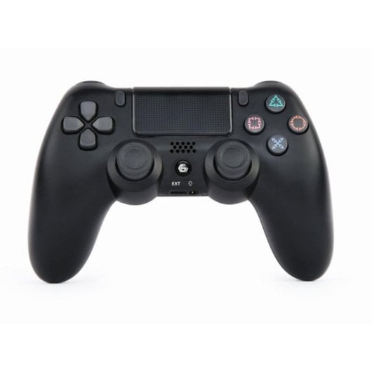 Gamepad Gembird JPD-PS4BT-02 Inalámbrico/Alámbrico Negro Bluetooth PS4/PC Doble Vibración LED
