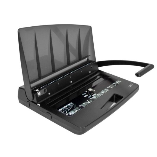 Encuadernadora GBC WireBind W15 Manual 125 Hojas Negro A4 Asa Transporte
