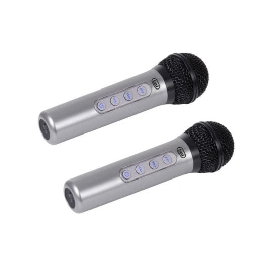 Micrófono inalámbrico Trevi EM 415 R unidireccional USB-C 15m karaoke 3 piezas