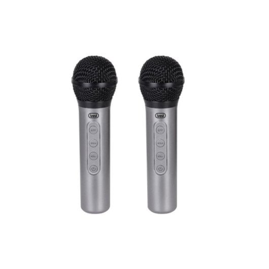 Micrófono inalámbrico Trevi EM 415 R unidireccional USB-C 15m karaoke 3 piezas