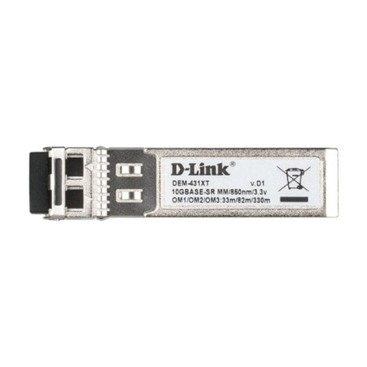 Transceptor D-Link DEM-431XT SFP+ 10Gbps Multimodo LC 550m Hot-Plug