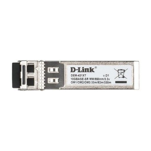 Transceptor D-Link DEM-431XT SFP+ 10Gbps Multimodo LC 550m Hot-Plug