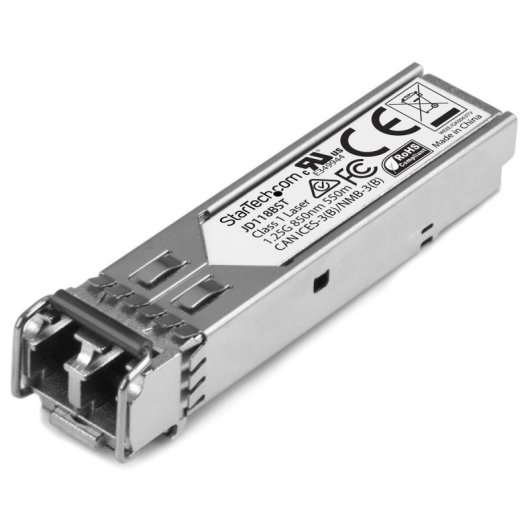 Módulo Transceptor SFP StarTech JD118BST Fibra Multimodo 1000BASE-SX LC 550m 1,25Gbps DDM