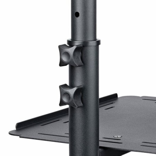 StarTech ADJPROJCART Carro Suporte Móvel para Portátil e Projetor com Altura Ajustável e 2 Estantes Aço