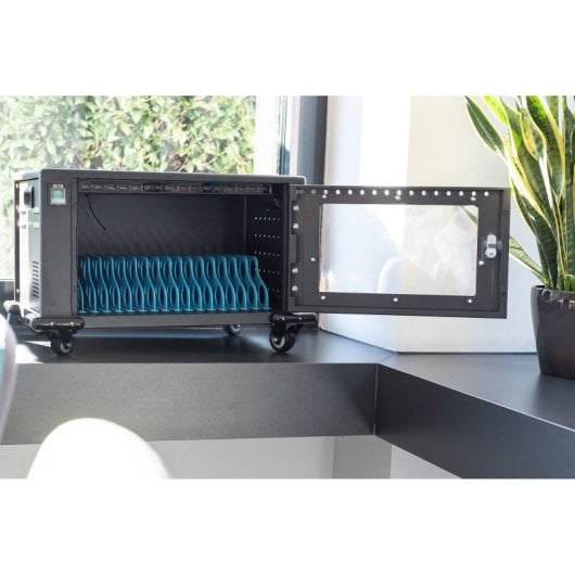 Armoire de chargement mobile Digitus pour 16 tablettes jusqu'à 13 pouces, USB-A