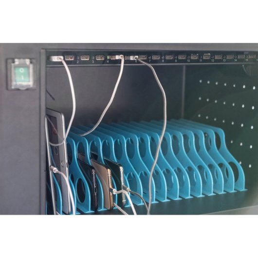 Armoire de chargement mobile Digitus pour 16 tablettes jusqu'à 13 pouces, USB-A