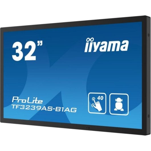 Monitor táctil iiyama TF3239AS-B1AG 31.5" IPS Full HD Android 4GB 32GB VESA Negro