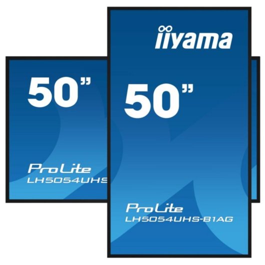 Monitor Digital Signage iiyama LH5054UHS-B1AG 49.5" 4K 500cd/m² WiFi Android 11 24/7 Negro