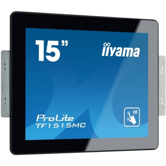 Monitor táctil iiyama TF1515MC-B2 15" XGA LED 10 puntos táctiles IP65 VESA Negro