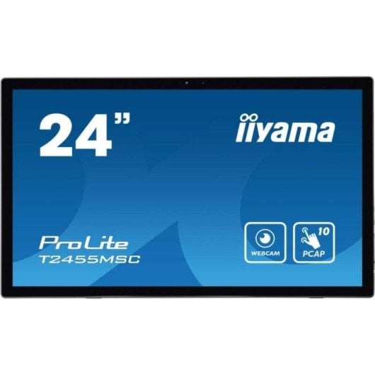 Monitor iiyama T2455MSC-B1 24" IPS Full HD Tátil 10 Toques Antirreflexo HDMI USB