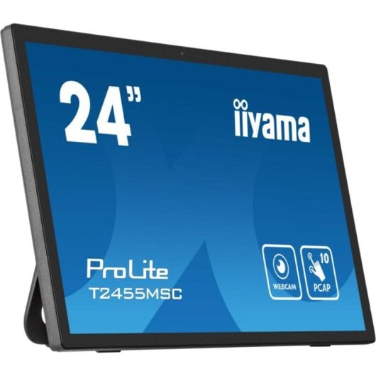 Monitor Táctil iiyama T2455MSC-B1 24" IPS Full HD 10 Toques Antirreflejo VESA USB HDMI