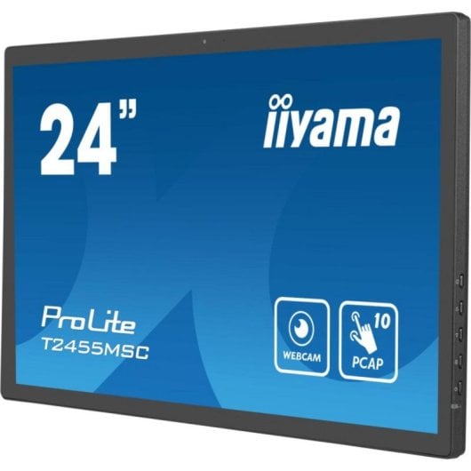 Monitor Táctil iiyama T2455MSC-B1 24" IPS Full HD 10 Toques Antirreflejo VESA USB HDMI