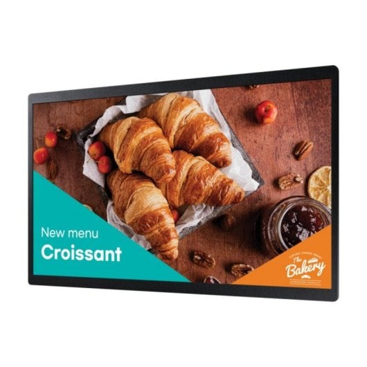 Monitor profesional Samsung QB24C 24" Full HD LED Wifi Tizen 7.0 16/7 Black
