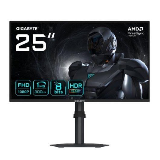 Monitor Gaming Gigabyte G25F2 24.5" FHD 200Hz 1ms HDR10 SS-IPS FreeSync Altavoces Negro