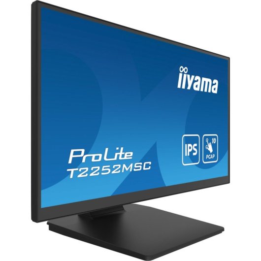 Monitor Touchscreen iiyama ProLite T2252MSC-B2 21,5" Full HD IPS LCD 5 ms Schwarz