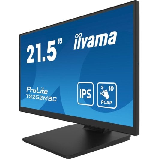 Monitor Touchscreen iiyama ProLite T2252MSC-B2 21,5" Full HD IPS LCD 5 ms Schwarz