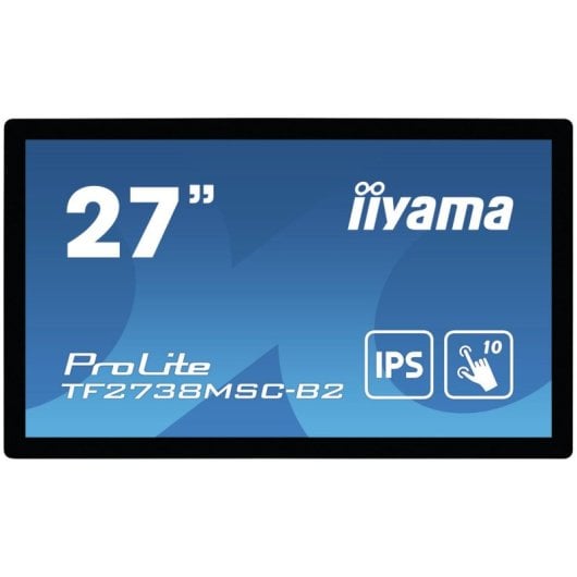 Monitor iiyama ProLite TF2738MSC-B2 27" 1920x1080 Full HD Multi-Touch Schwarz