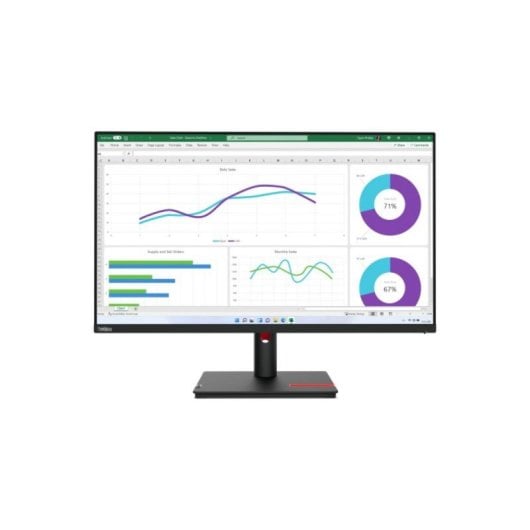 Monitor Lenovo ThinkVision T32h-30 31.5" IPS Quad HD 60Hz USB-C 90W Ethernet Pivot VESA Negro