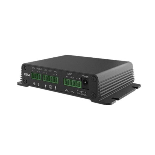 Intercomunicador SIP Fanvil PA2S Negro Aluminio PoE VPN LAN 2 Puertos Montaje Sobremesa/Pared