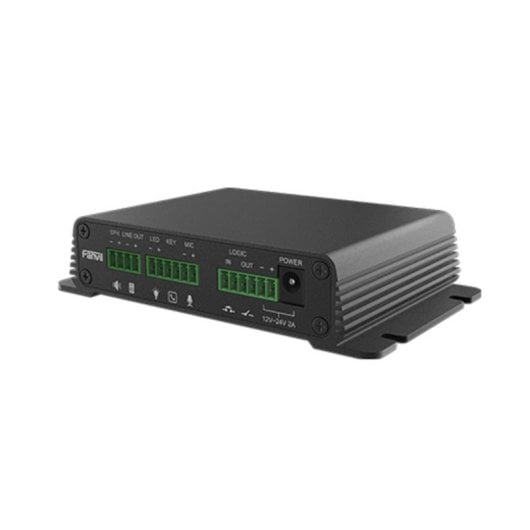 Intercomunicador SIP Fanvil PA2S Negro Aluminio PoE VPN LAN 2 Puertos Montaje Sobremesa/Pared