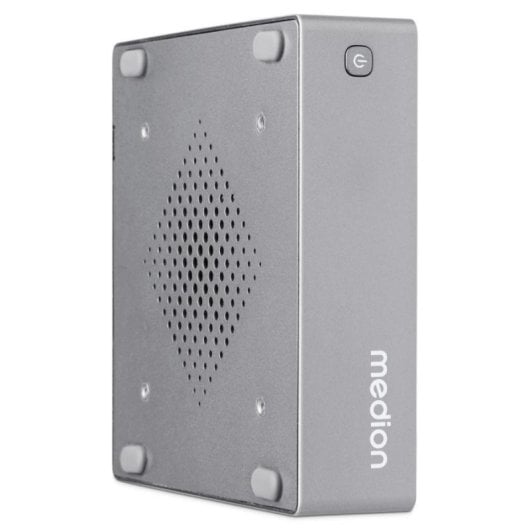 Mini PC MEDION S06e MD35340 Intel N100 4 núcleos, Wi-Fi 6, USB-C, VESA, Plata