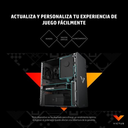 PC Victus by HP 15L AMD Ryzen 5 5600G/16GB/512GB SSD/NVIDIA RTX 3050