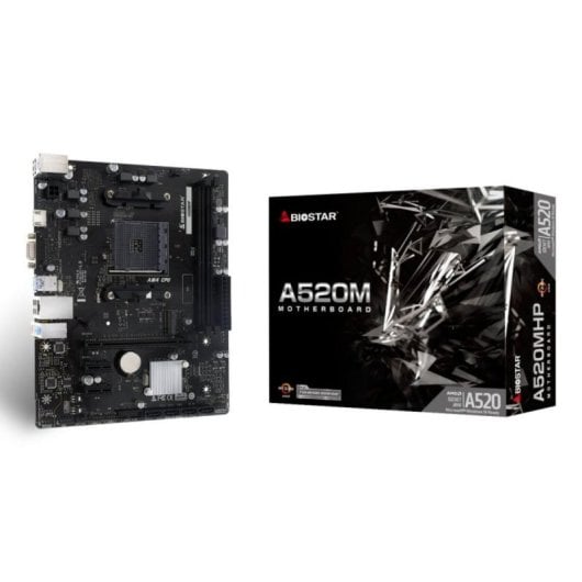 Biostar A520MHP Motherboard Micro-ATX AM4 DDR4 PCIe M.2
