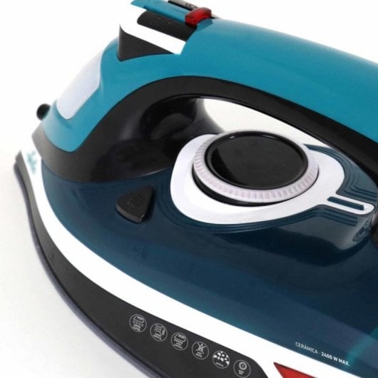 Plancha a vapor JATA JEPL1221 suela cerámica 2400W 160g/min antical apagado automático