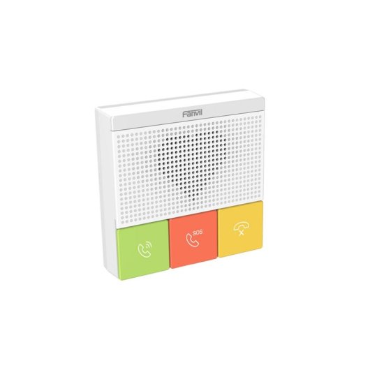 Interruptor Fanvil Y501 Inalámbrico/Alámbrico 3 Botones 433 MHz Blanco Pared 1.42W 87.6mm