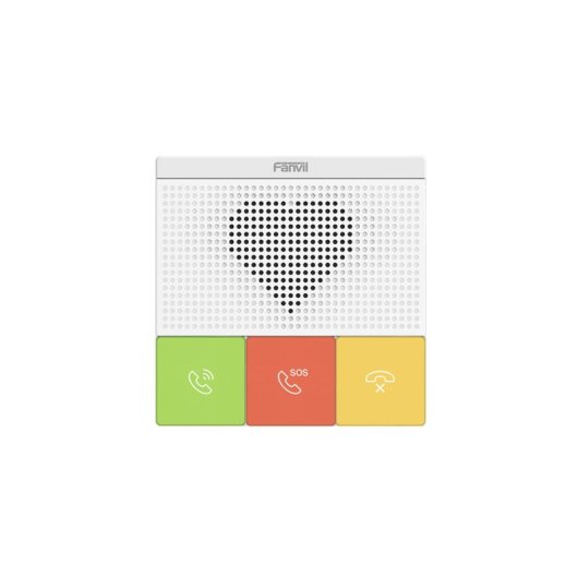 Interruptor Fanvil Y501 Inalámbrico/Alámbrico 3 Botones 433 MHz Blanco Pared 1.42W 87.6mm