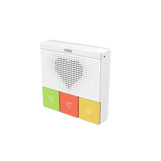Interruptor Fanvil Y501 Inalámbrico/Alámbrico 3 Botones 433 MHz Blanco Pared 1.42W 87.6mm