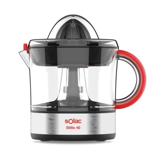 Solac Stillo 40 prensa de cítricos eléctricos 0,7 L 40 W Negro, Plata