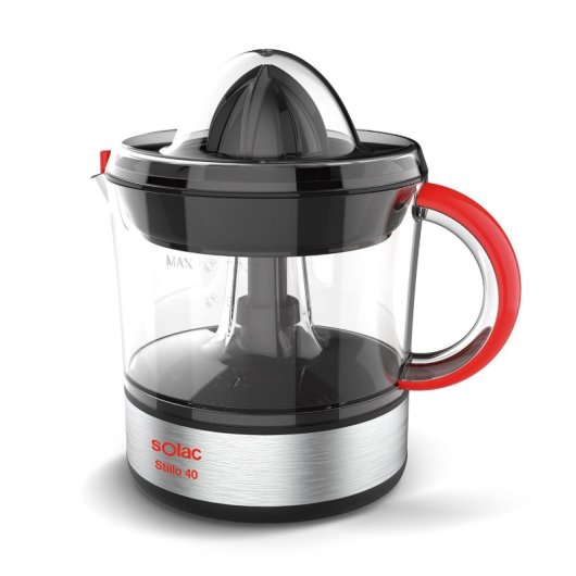 Solac Stillo 40 prensa de cítricos eléctricos 0,7 L 40 W Negro, Plata