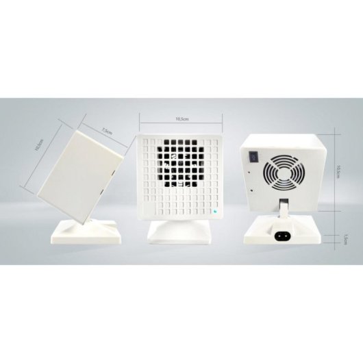Purificador de aire Vibian Ablatum-VB-211002W elimina virus 99,99% 600 m³/h 10 dB compacto