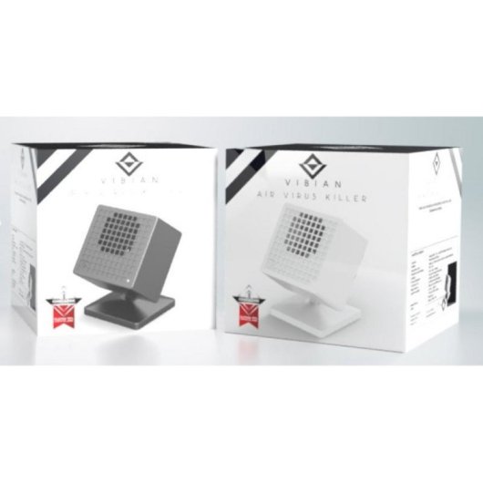 Purificador de aire Vibian Ablatum-VB-211002W elimina virus 99,99% 600 m³/h 10 dB compacto
