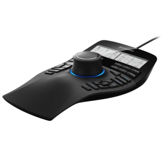 3Dconnexion SpaceMouse Enterprise Kit 2, Ambidextro, 6DoF, RF Wireless + USB Type-A, Noir