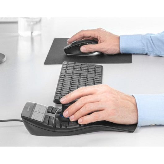 3Dconnexion SpaceMouse Enterprise Kit 2, Ambidextro, 6DoF, RF Wireless + USB Type-A, Noir
