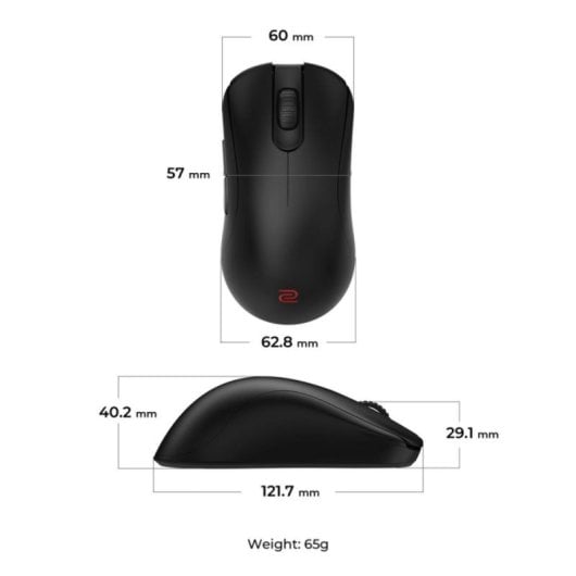 Ratón BenQ ZOWIE ZA13-DW inalámbrico 3200 DPI 7 botones para gaming negro