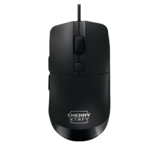 Ratón CHERRY XTRFY M50 Óptico 12000 DPI 5 botones Ergonomía avanzada PTFE Negro USB A