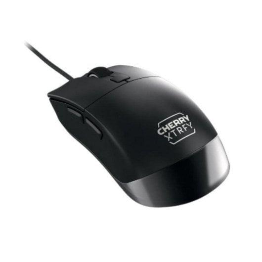 Ratón CHERRY XTRFY M50 Óptico 12000 DPI 5 botones Ergonomía avanzada PTFE Negro USB A