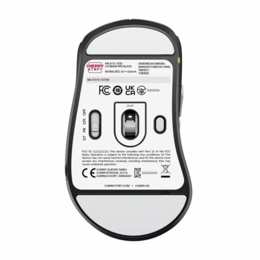 Ratón Gaming CHERRY XTRFY M64 Pro Wireless 26000 DPI 8000 Hz 55g Negro/Plata
